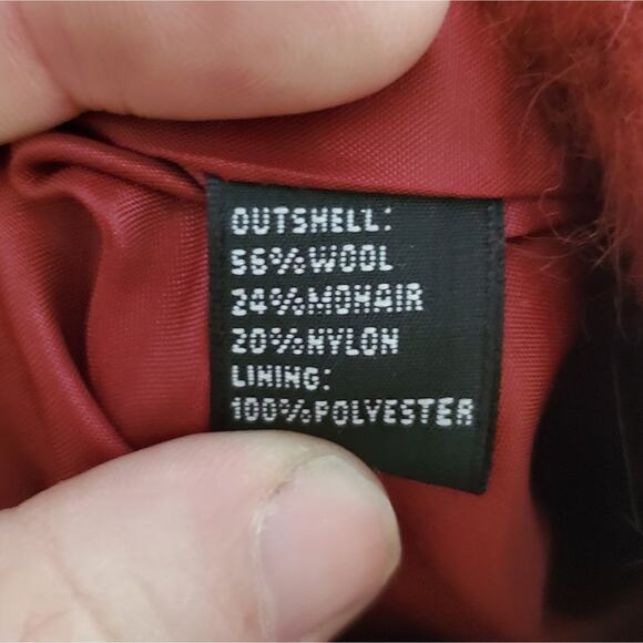 NWOT Josephine Chaus Burnt Orange Mohair Jacket, Sz 12 - Picture 8 of 8